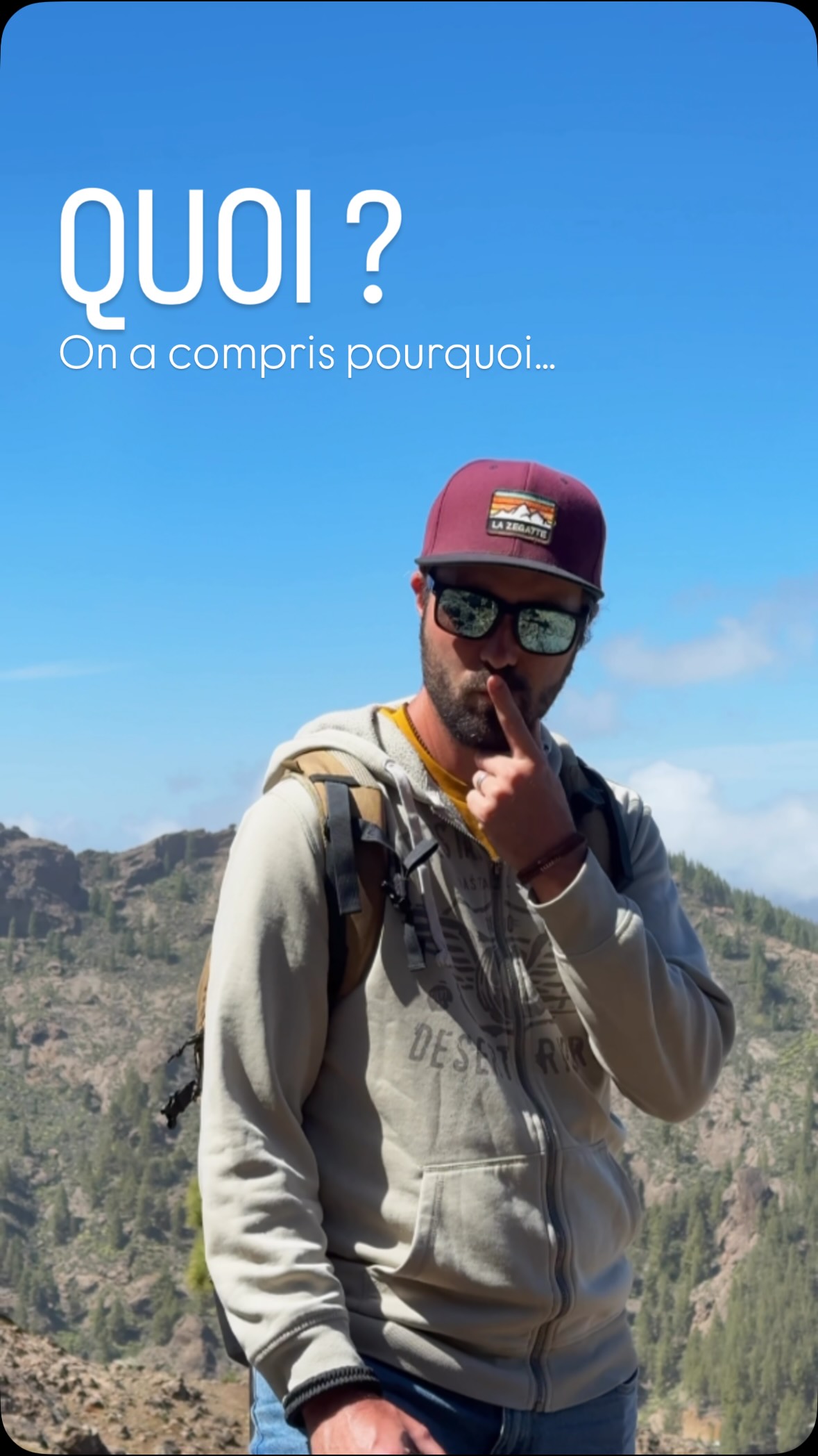 En se promenant dans les boutiques de Grande Canarie, on ne comprenait pas pourquoi il y avait un culte sur les attributs masculins… et finalement, en randonnant, on a compris ! 🤯
#humour #grandecanarie