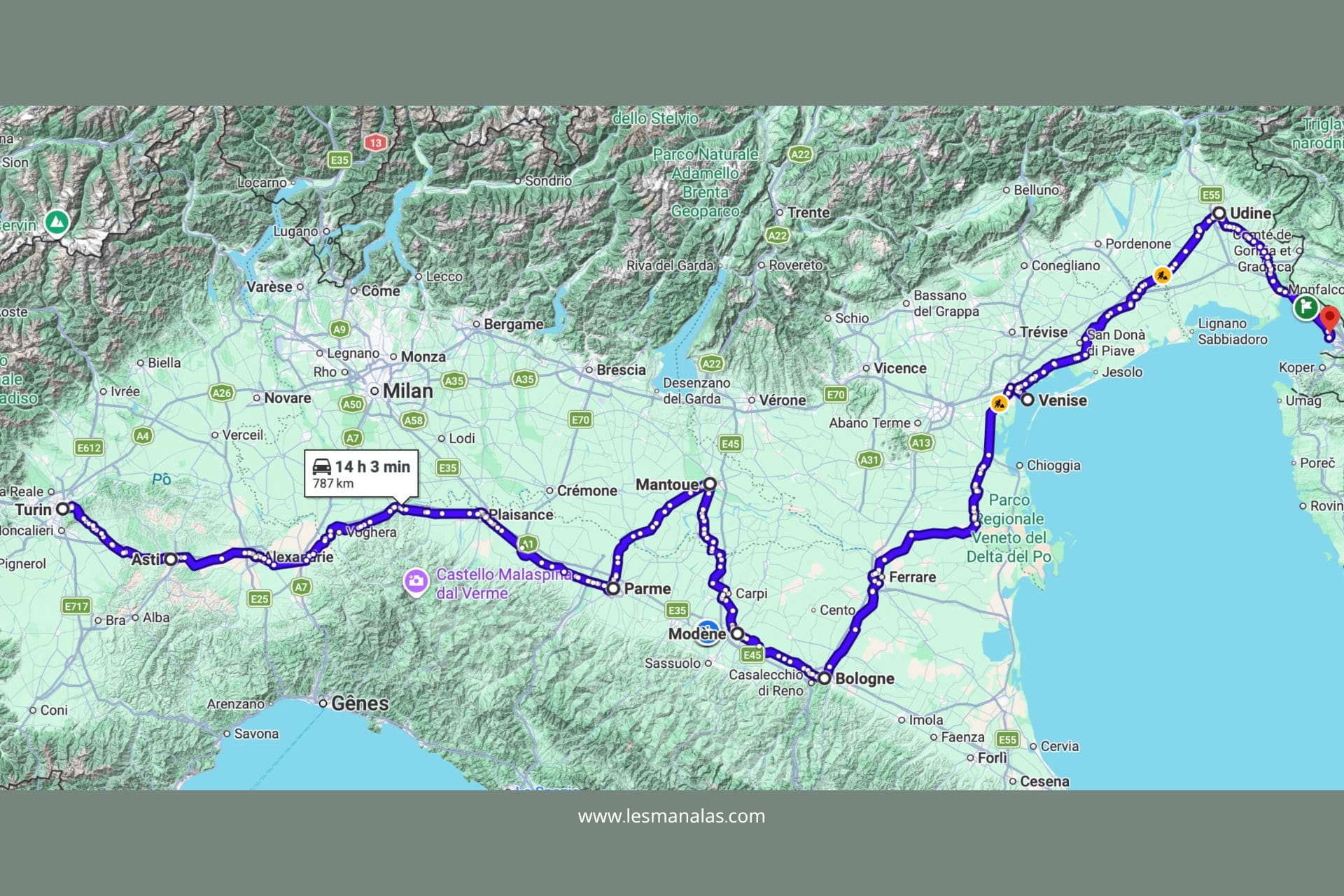 lesmanalas-italie-nord-itineraire-plan-15j
